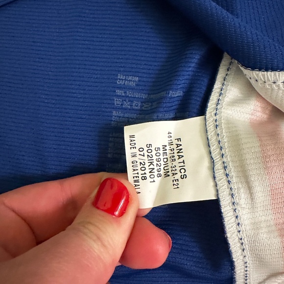 EUC Fanatics Joel Embiid Philadelphia 76ers Sixers Fast Break Team Jersey Size M - Picture 5 of 6